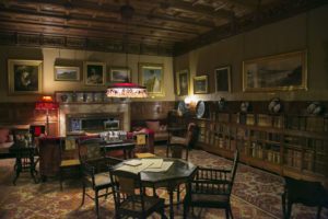 The Library at Cragside.